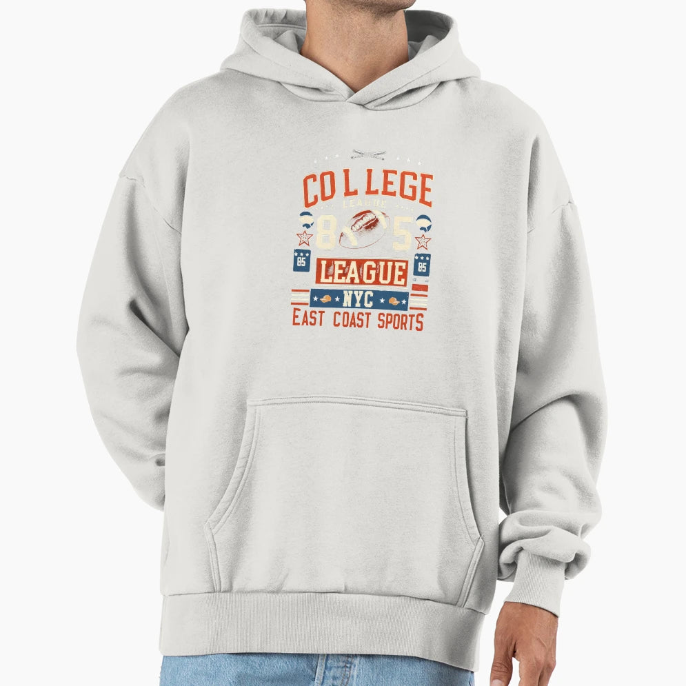 College League Nyc Hoodie - Minimalist Print Men Women - T-Shirt, Sweatshirt, Hoodie