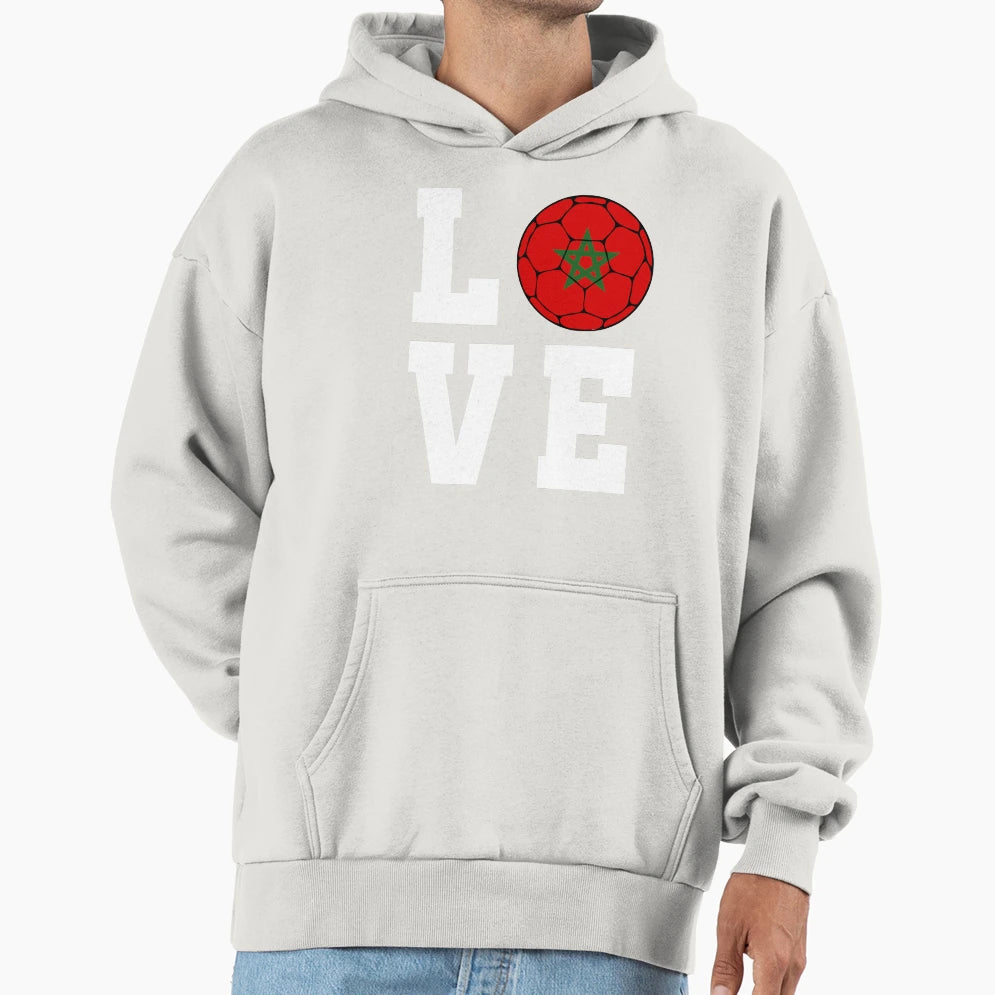 Morocco Football Hoodie - Custom Art Print Men Women - T-Shirt, Sweatshirt, Hoodie