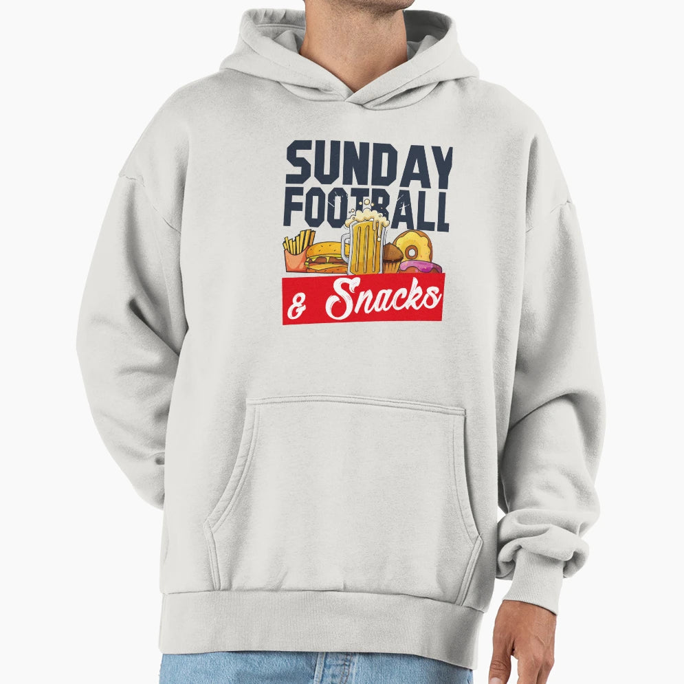 Funny Game Day Food Lover Hoodie - Graphic Print Men Women - T-Shirt, Sweatshirt, Hoodie