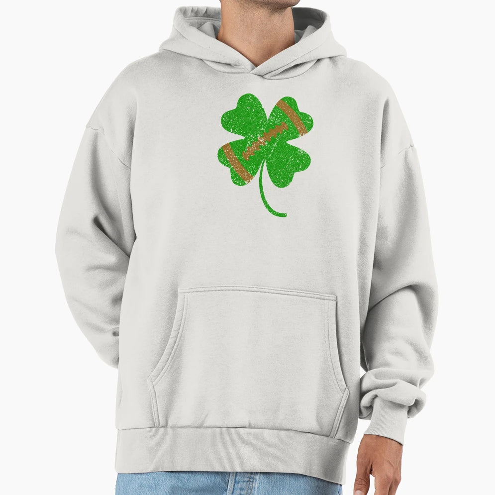 Football St Patricks Day Shamrock Teams T-Shirt - Graphic Print for Adults - T-Shirt, Sweatshirt, Hoodie