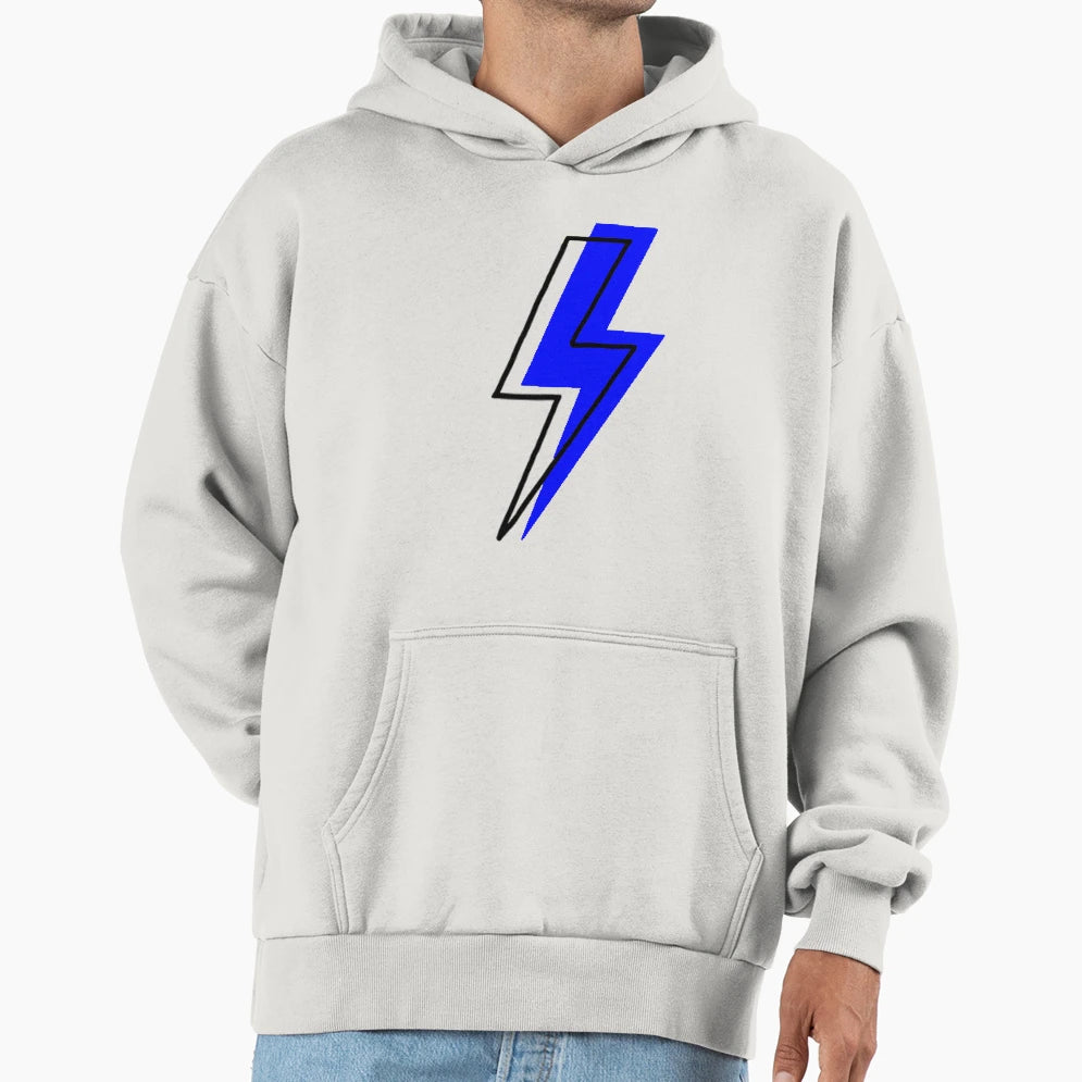Bolt Out Blue Hoodie - Streetwear Style Men Women - T-Shirt, Sweatshirt, Hoodie