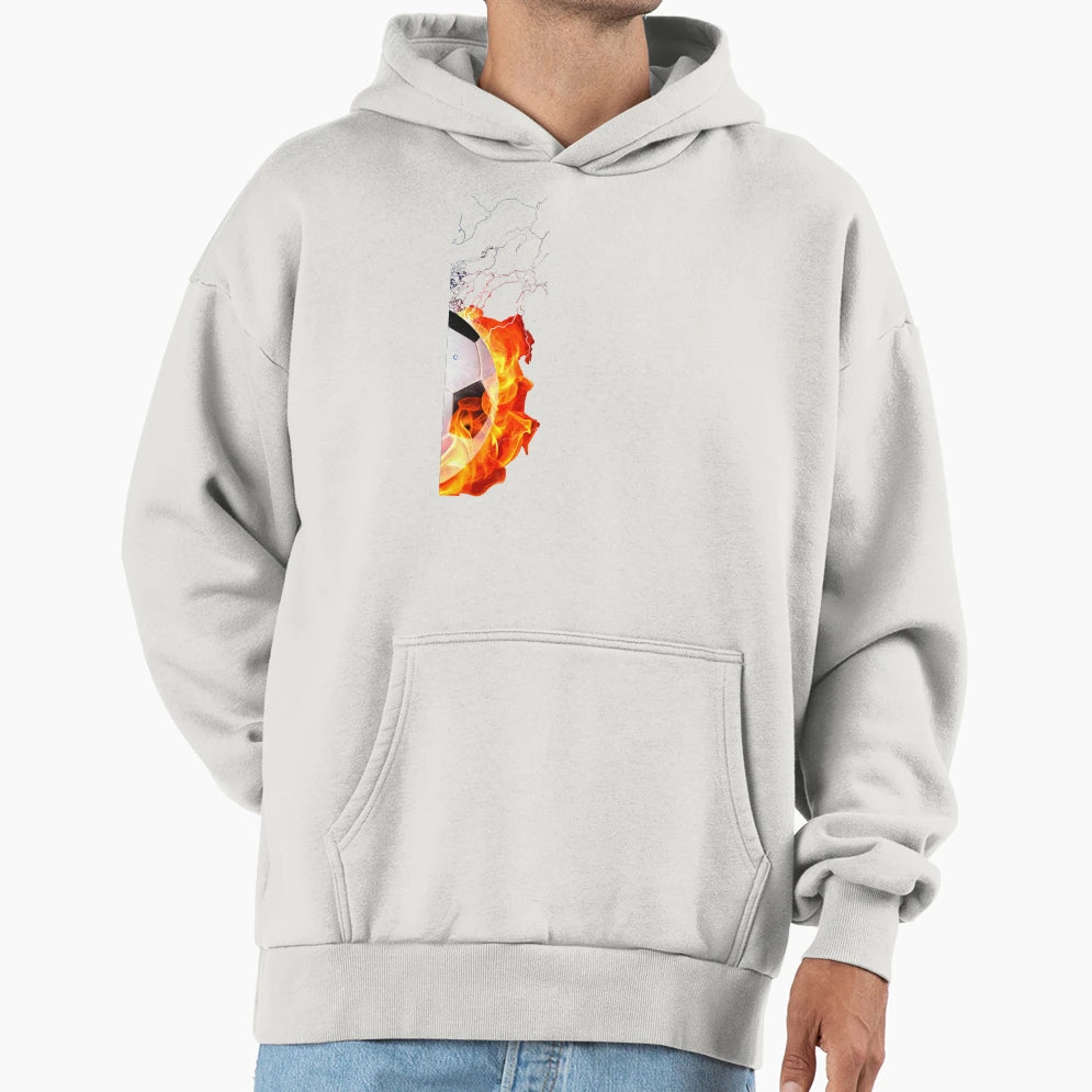 Fire Ball Hoodie - Casual Everyday Wear Men Women - T-Shirt, Sweatshirt, Hoodie