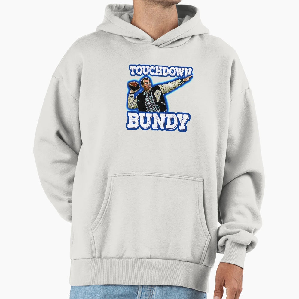 Metal Touchdown Bundy Gift Fans Hoodie - Aesthetic Graphic for Adults - T-Shirt, Sweatshirt, Hoodie