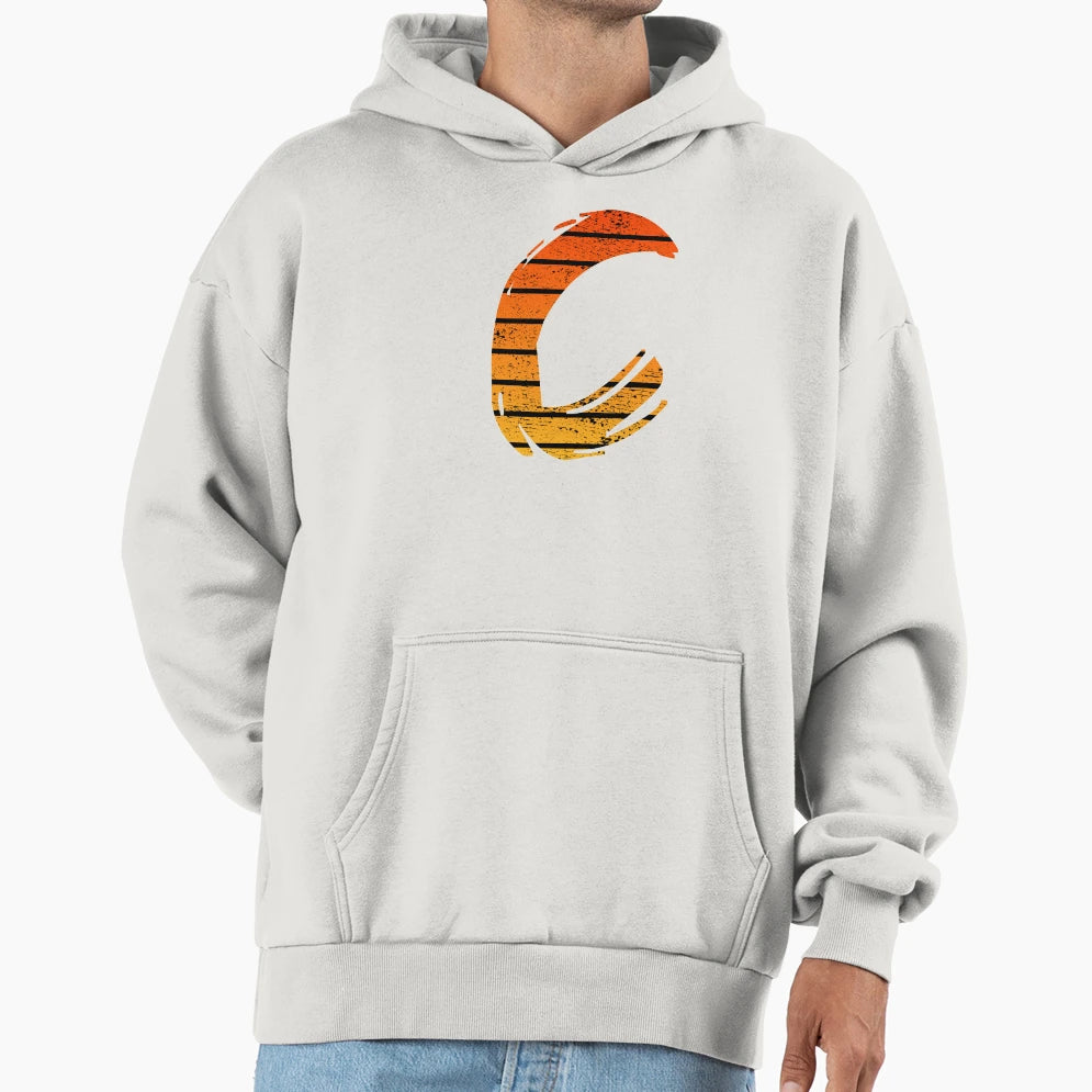 Letter C Initials Hoodie - Minimalist Print Unisex - T-Shirt, Sweatshirt, Hoodie