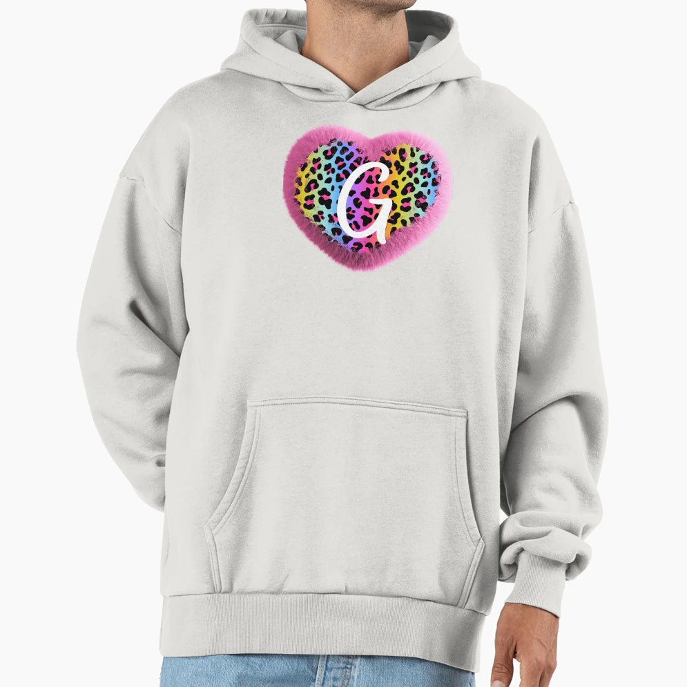 Puff Heart G Hoodie - Trendy Graphic Men Women - T-Shirt, Sweatshirt, Hoodie
