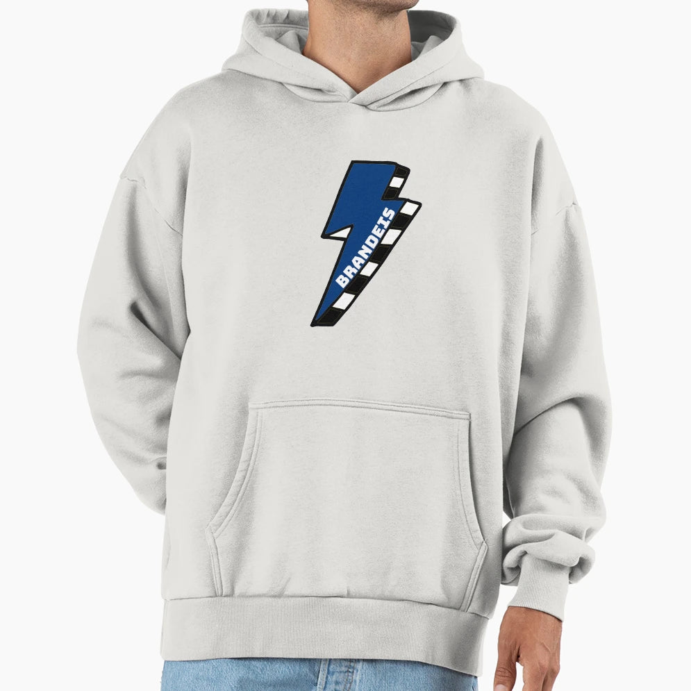 Brandeis University Lightning Bolt Hoodie - Trendy Graphic Men Women - T-Shirt, Sweatshirt, Hoodie