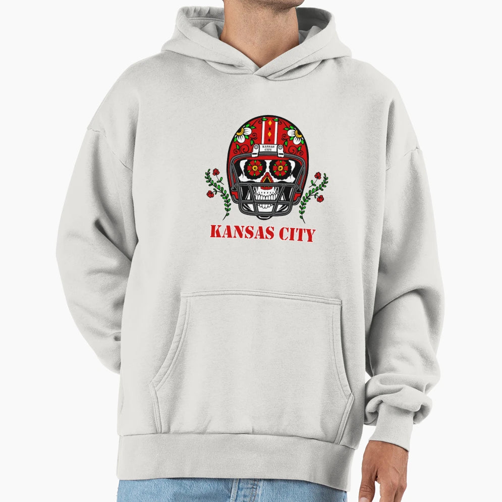 Kansas City Kc Football Hoodie - Minimalist Print Men Women - T-Shirt, Sweatshirt, Hoodie