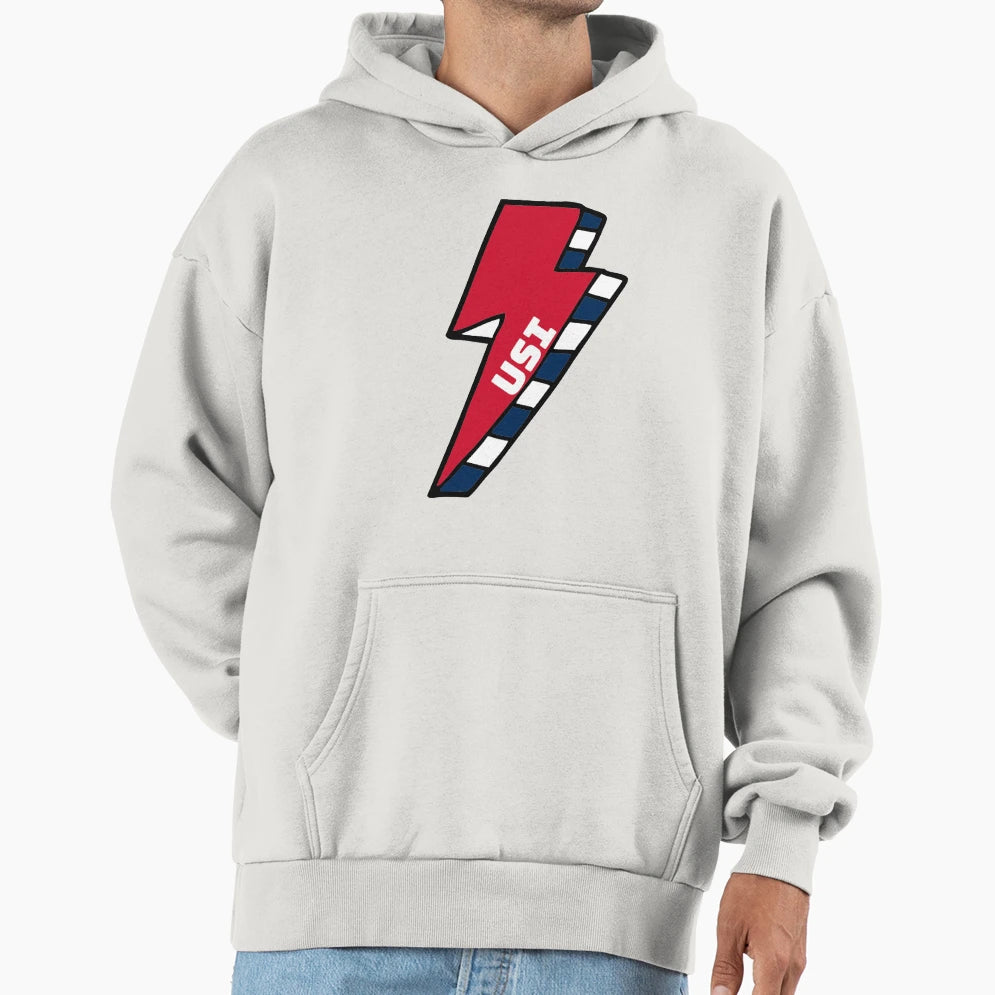 Usi University Southern Indiana Lightning Hoodie - Graphic Print Unisex - T-Shirt, Sweatshirt, Hoodie