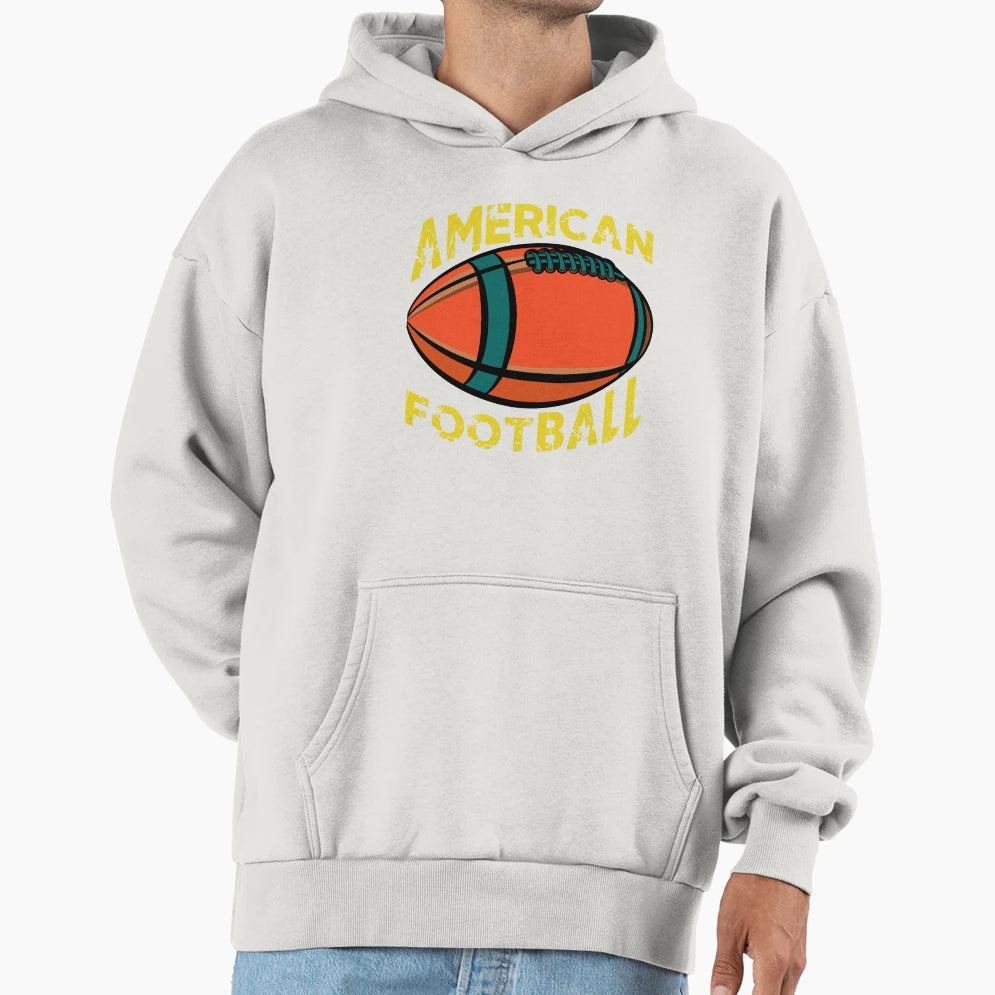 American Football Hoodie - Graphic Print Men Women - T-Shirt, Sweatshirt, Hoodie