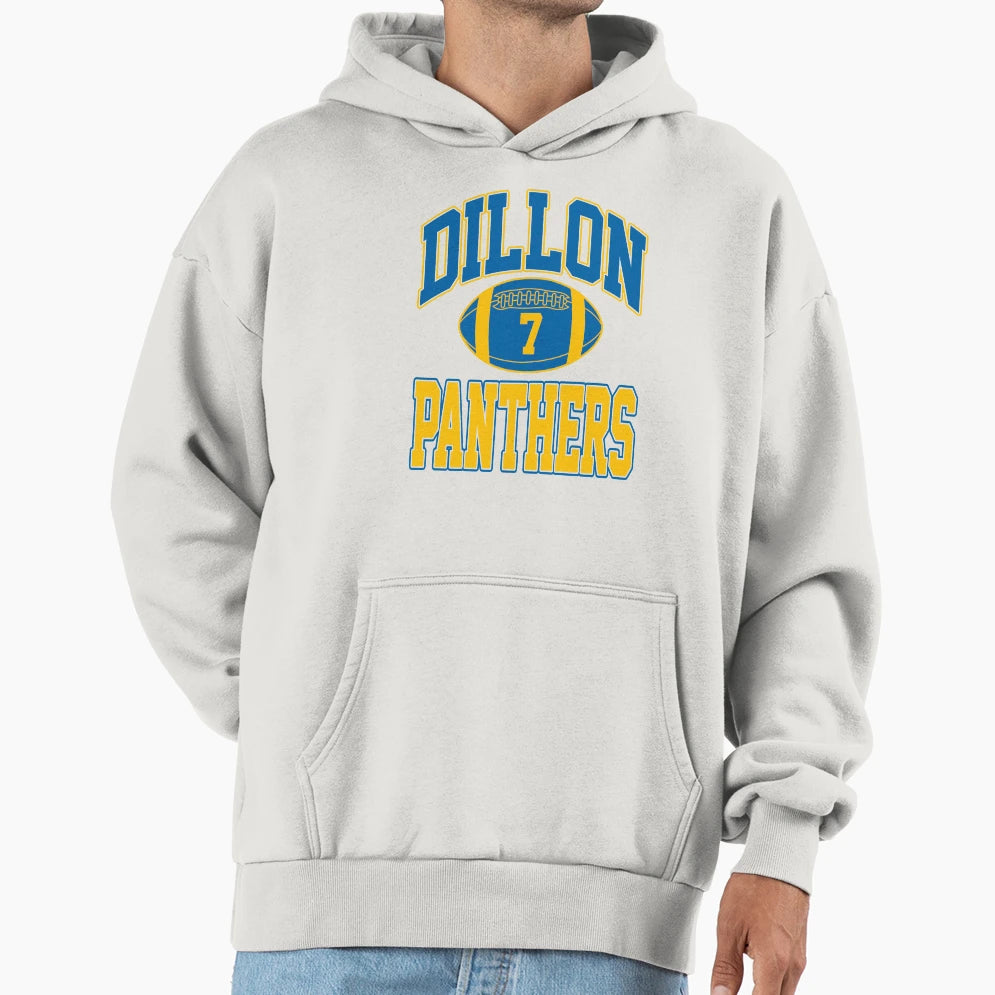 Dillon Panthers Saracen Hoodie - Minimalist Print for Adults - T-Shirt, Sweatshirt, Hoodie