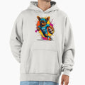 Yorkshire Terrier Dog Playing American Hoodie - Unique Graphic Men Women - T-Shirt, Sweatshirt, Hoodie