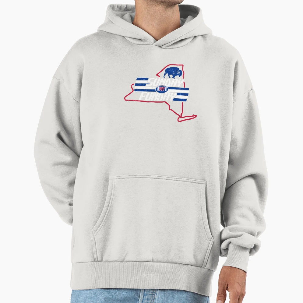 Buffalo Football Fan Western New York Hoodie - Novelty Apparel Men Women - T-Shirt, Sweatshirt, Hoodie
