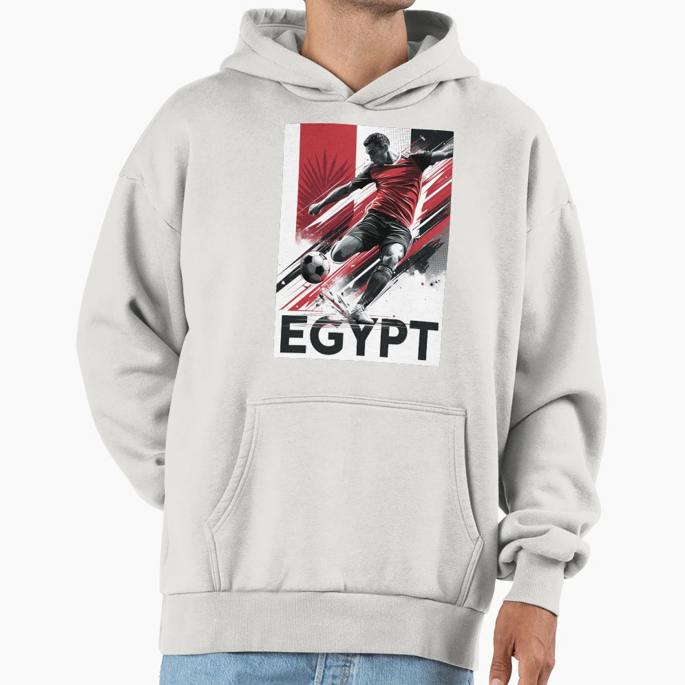 Egypt Soccer Hoodie - Minimalist Print for Adults - T-Shirt, Sweatshirt, Hoodie