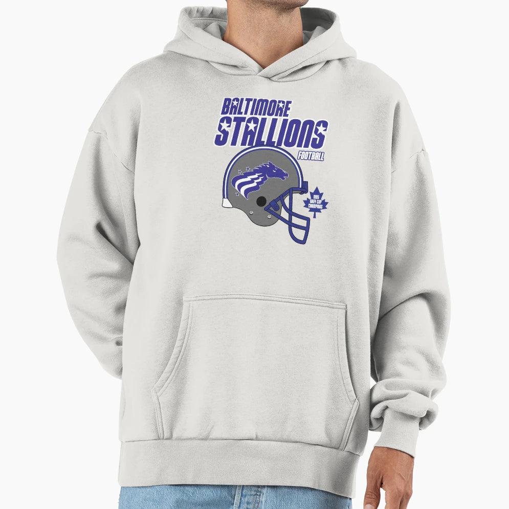 Baltimore Stallions Football Hoodie - Aesthetic Graphic for Adults - T-Shirt, Sweatshirt, Hoodie