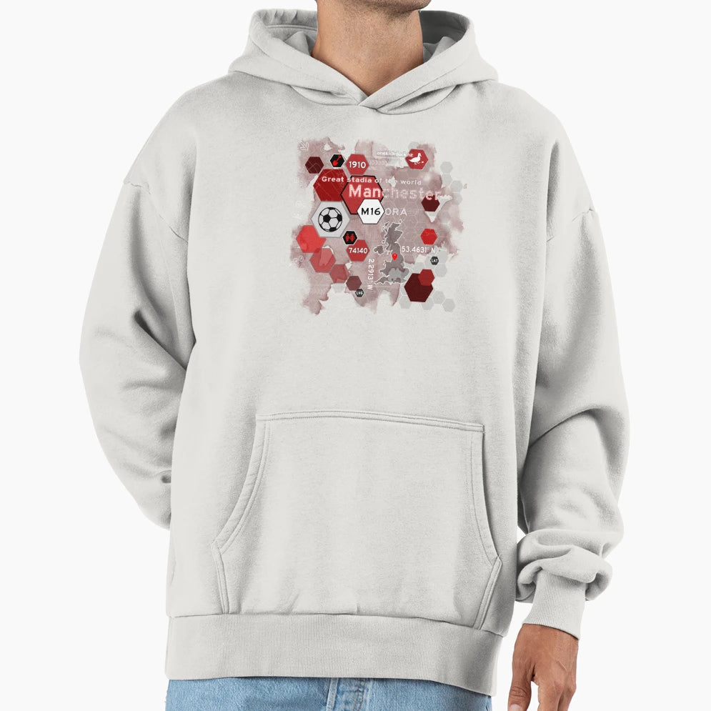 Manchester Great Stadiums 1 Hoodie - Novelty Apparel Unisex - T-Shirt, Sweatshirt, Hoodie