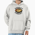 Sunday Funday Football Hoodie - Minimalist Print Men Women - T-Shirt, Sweatshirt, Hoodie