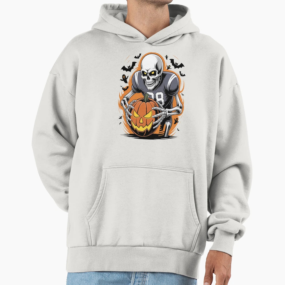 Skeleton Gridiron Own Night Halloween Hoodie - Streetwear Style Unisex - T-Shirt, Sweatshirt, Hoodie
