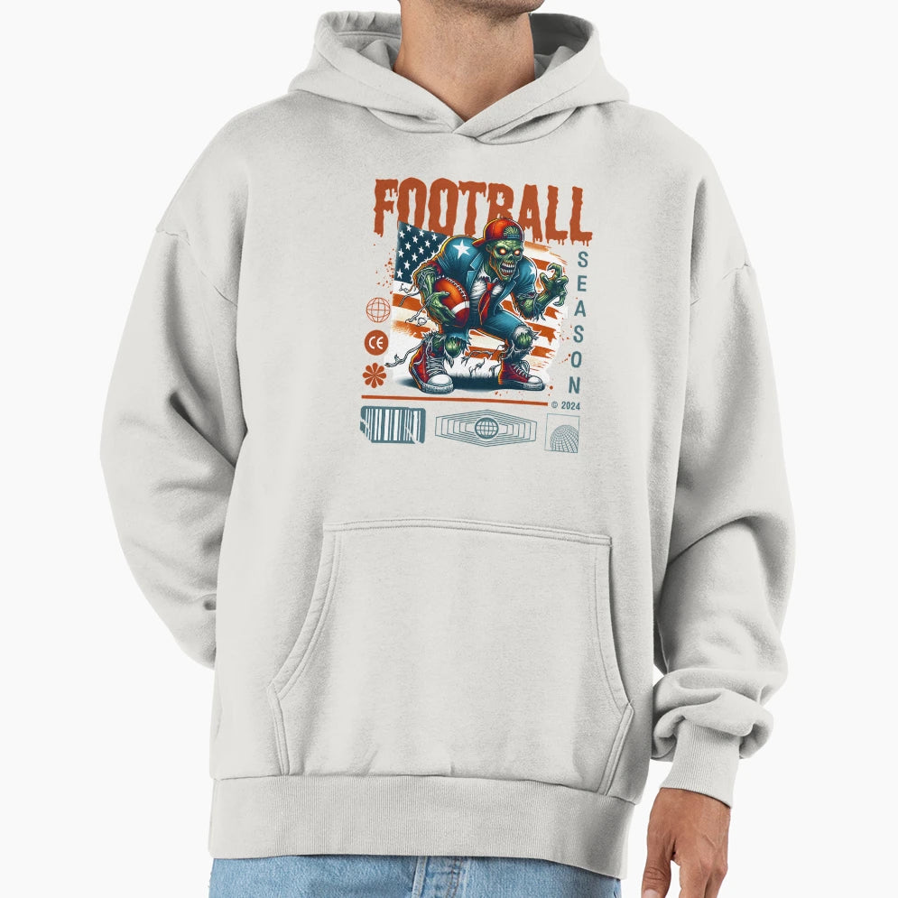 Football Season Hoodie - Novelty Apparel for Adults - T-Shirt, Sweatshirt, Hoodie