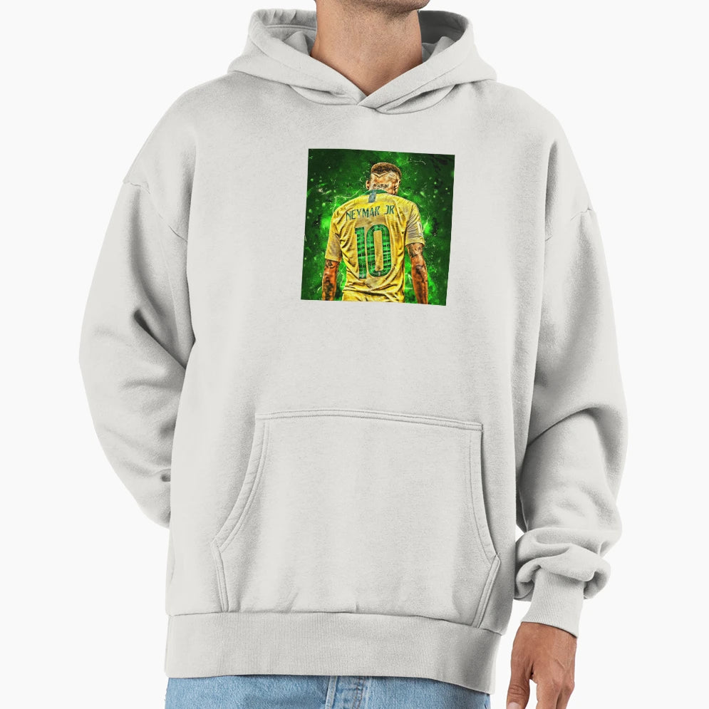 Neymar National Team Hoodie - Novelty Apparel for Adults - T-Shirt, Sweatshirt, Hoodie