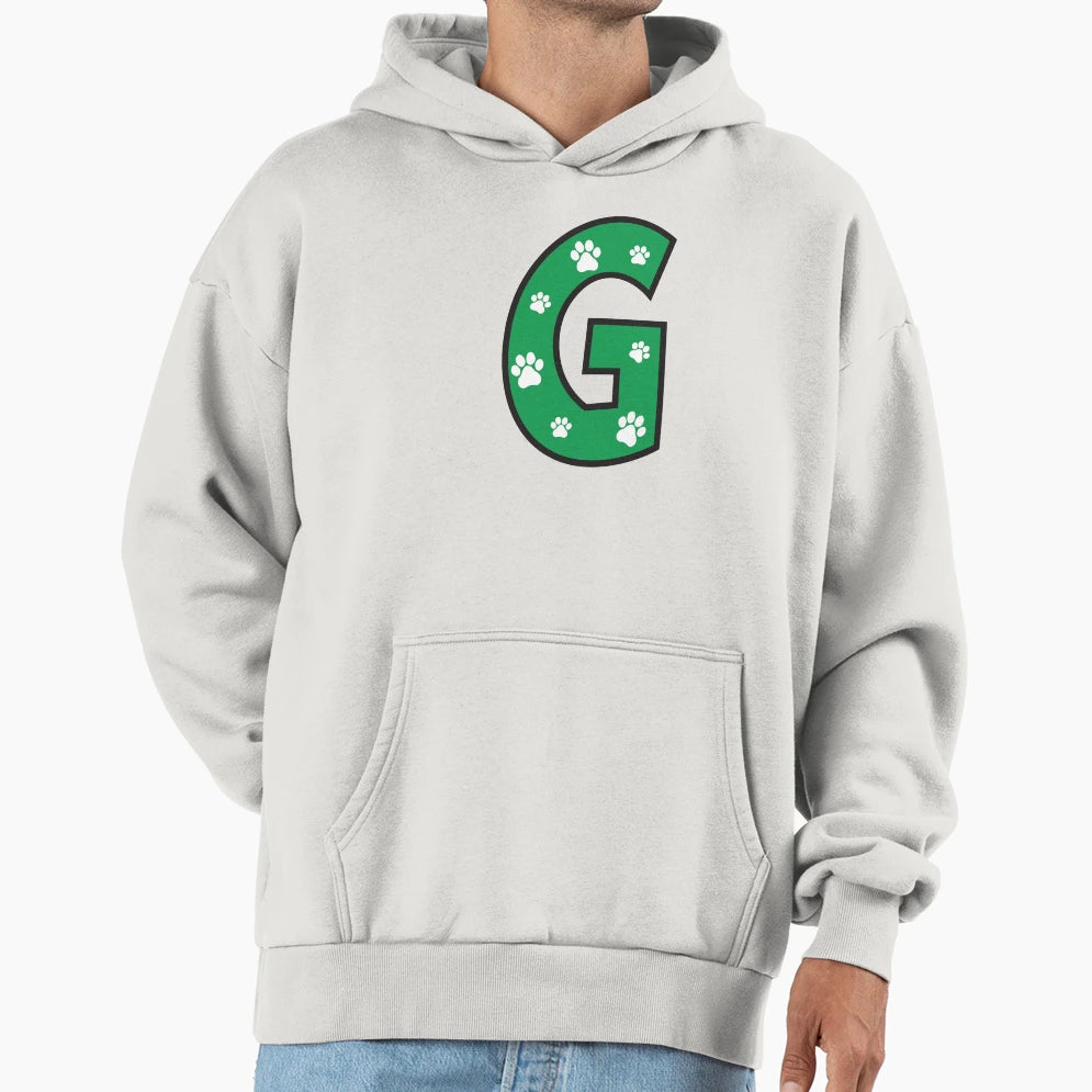 Paw Alphabet Hoodie - Novelty Apparel Unisex - T-Shirt, Sweatshirt, Hoodie