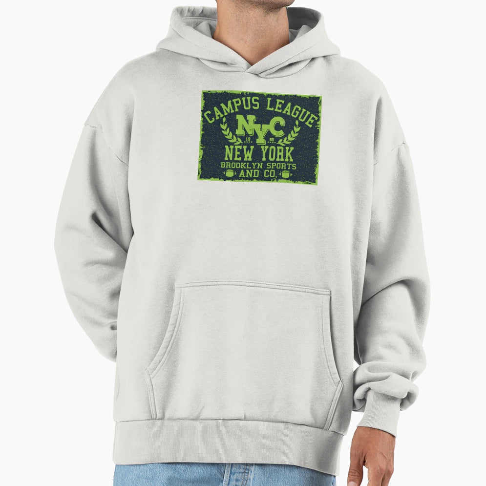 League Campus Hoodie - Aesthetic Graphic Men Women - T-Shirt, Sweatshirt, Hoodie