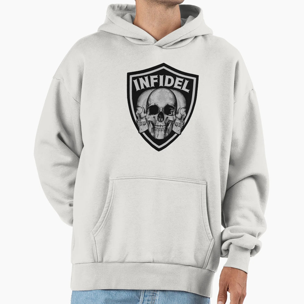 Infidel Hoodie - Unique Graphic Unisex - T-Shirt, Sweatshirt, Hoodie