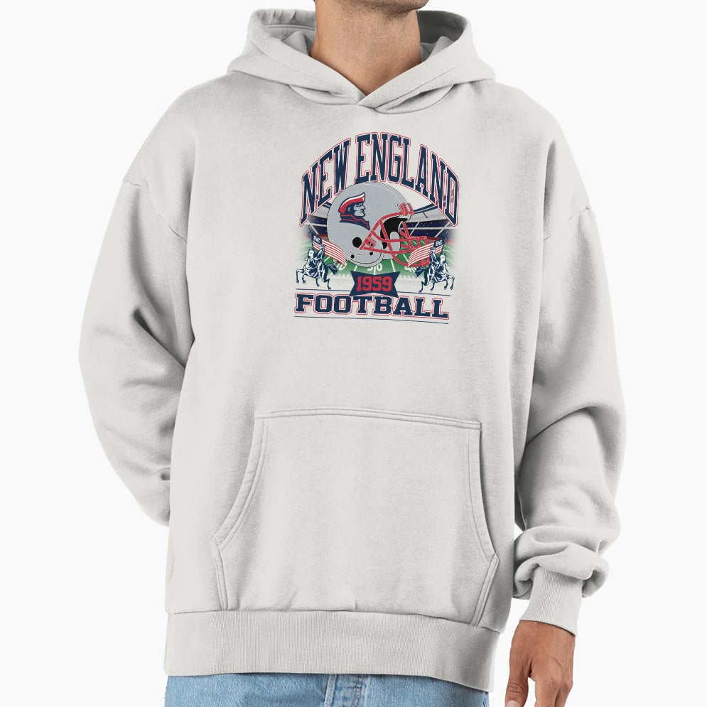 New England Football Gridiron Legacy Hoodie - Graphic Print Men Women - T-Shirt, Sweatshirt, Hoodie