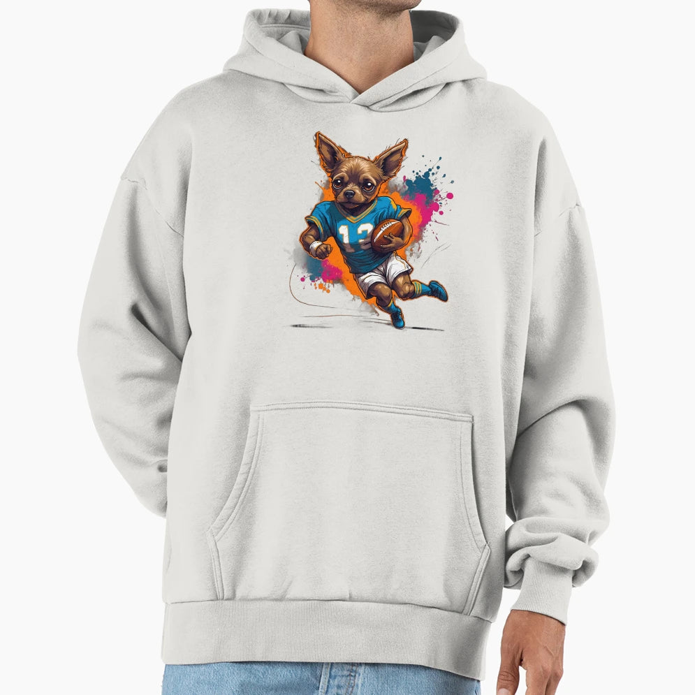 Yorkshire Terrier Chihuahua Dog Hoodie - Minimalist Print for Adults - T-Shirt, Sweatshirt, Hoodie