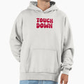 Touch Down Touchdown Red Hoodie - Unique Graphic for Adults - T-Shirt, Sweatshirt, Hoodie