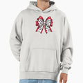 Coquette Bow Cat Paw Hoodie - Aesthetic Graphic Men Women - T-Shirt, Sweatshirt, Hoodie