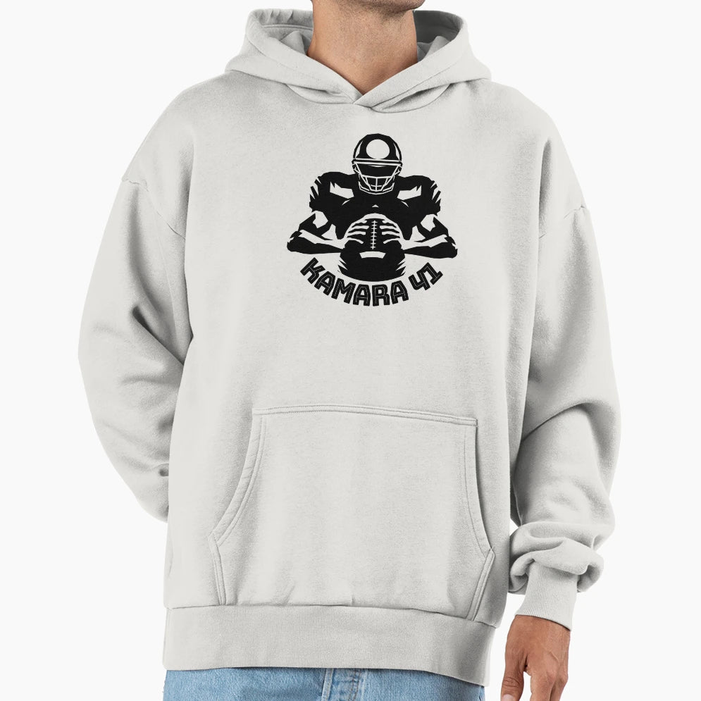 Kamara 41 Running Back New Orleans Hoodie - Minimalist Print Men Women - T-Shirt, Sweatshirt, Hoodie