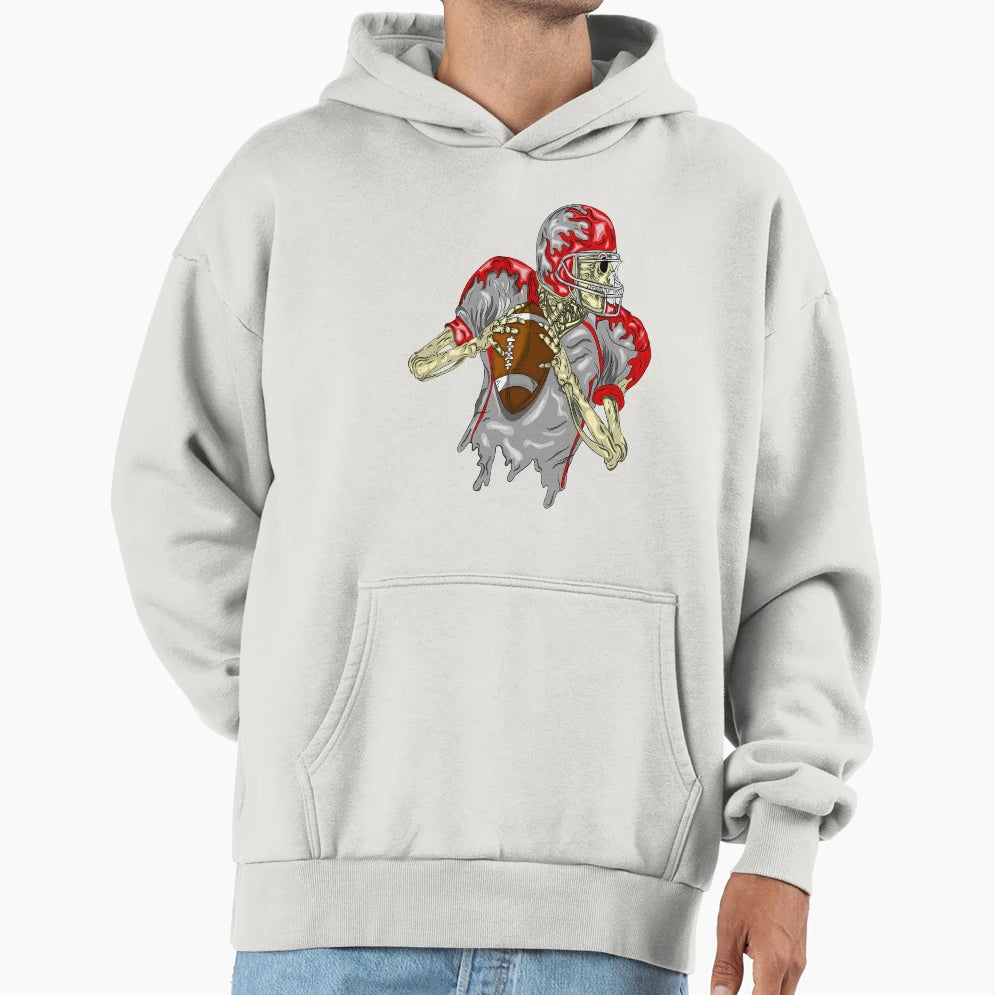 Rugby League Ball American Football Hoodie - Trendy Graphic Men Women - T-Shirt, Sweatshirt, Hoodie