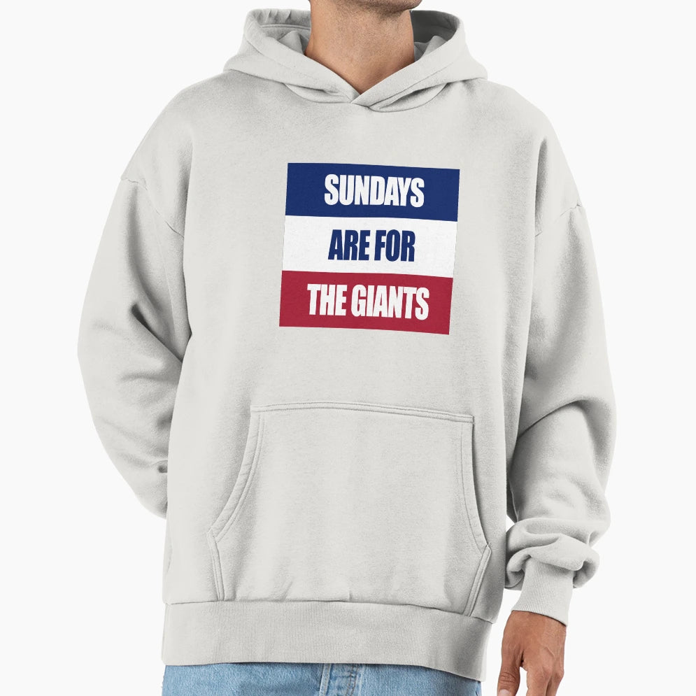 Sundays Are Giants Hoodie - Fun Novelty Design Men Women - T-Shirt, Sweatshirt, Hoodie