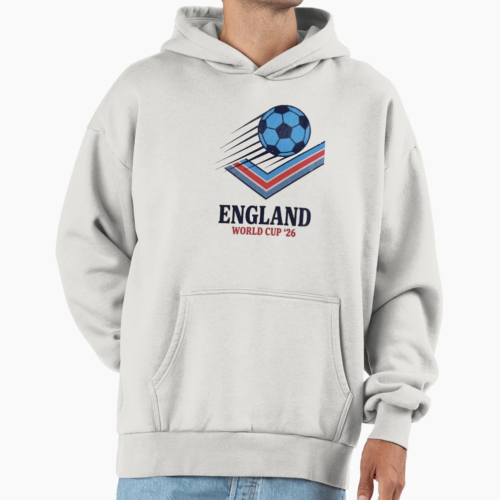England World Cup 2026 Soccer Hoodie - Aesthetic Graphic Men Women - T-Shirt, Sweatshirt, Hoodie