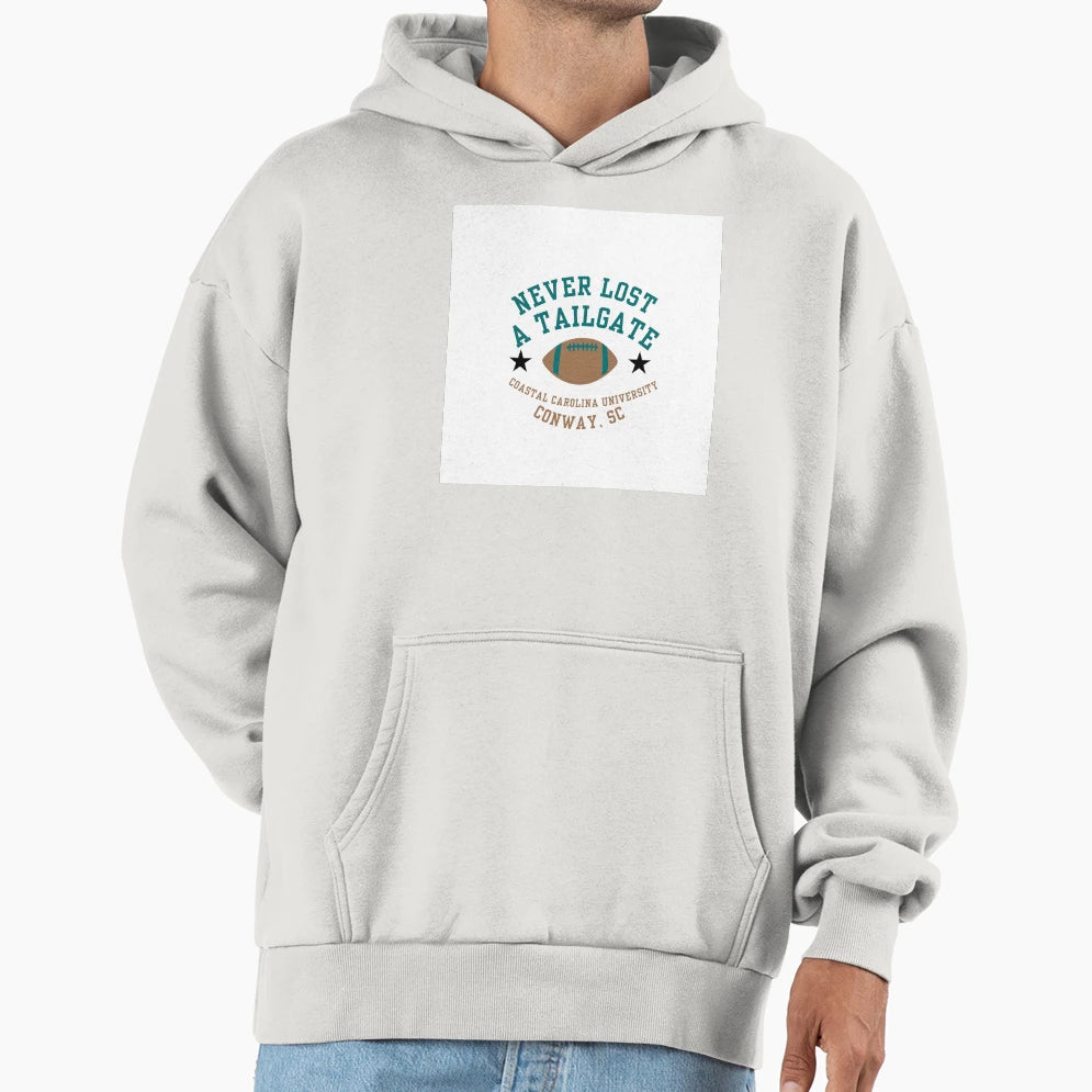 Never Lost Tailgate Coastal Carolina Hoodie - Graphic Print Unisex - T-Shirt, Sweatshirt, Hoodie