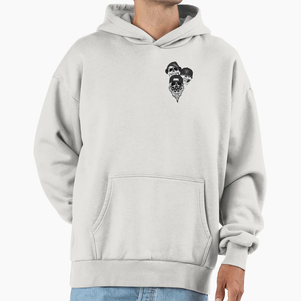 Gangster Skull Articles Hoodie - Trendy Graphic for Adults - T-Shirt, Sweatshirt, Hoodie