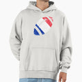 Rugby France Flag Football Ball Funy Hoodie - Novelty Apparel for Adults - T-Shirt, Sweatshirt, Hoodie