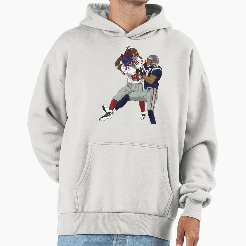 Helmet Catch Hoodie - Graphic Print Unisex - T-Shirt, Sweatshirt, Hoodie
