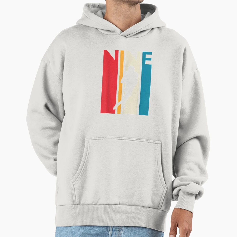 9Th Birthday Gift Nine Football Hoodie - Streetwear Style Men Women - T-Shirt, Sweatshirt, Hoodie