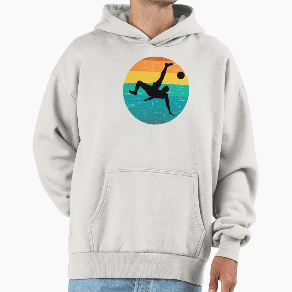 Soccer Sunset Silhoette Hoodie - Novelty Apparel Unisex - T-Shirt, Sweatshirt, Hoodie