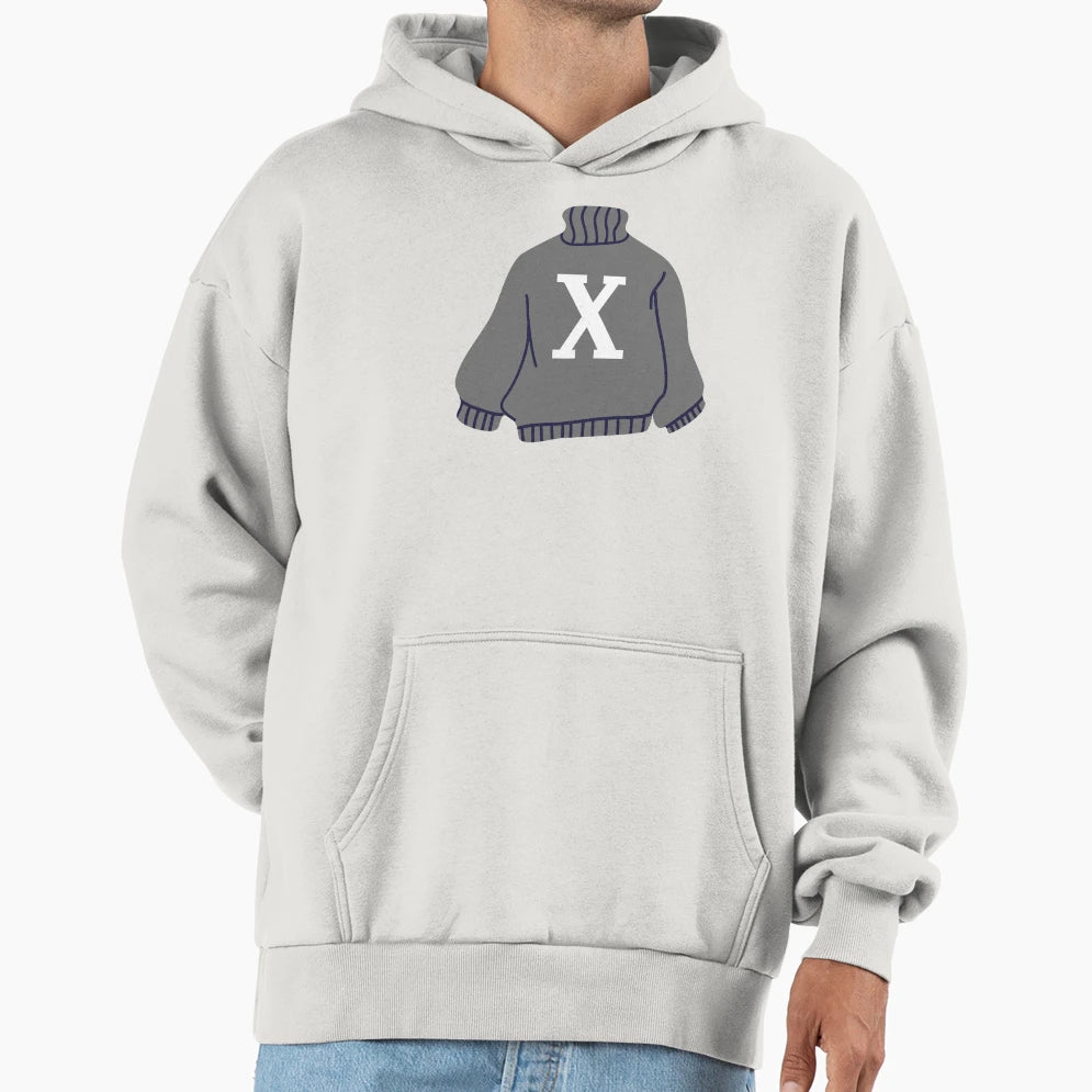 Letter Hoodie - Casual Everyday Wear Men Women - T-Shirt, Sweatshirt, Hoodie