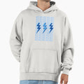 Xoxo Lightning Bolts Blue Hoodie - Graphic Print Unisex - T-Shirt, Sweatshirt, Hoodie