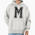 Big Varsity Letter M Hoodie - Streetwear Style Men Women - T-Shirt, Sweatshirt, Hoodie