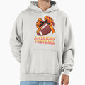 Coquette Football Lets American Hoodie - Minimalist Print for Adults - T-Shirt, Sweatshirt, Hoodie
