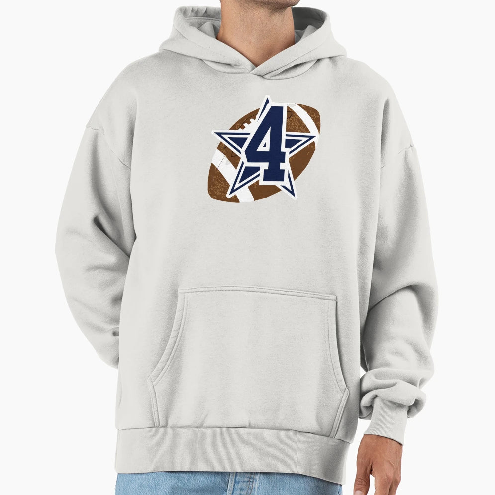Dallas 4 Qb Hoodie - Graphic Print Unisex - T-Shirt, Sweatshirt, Hoodie