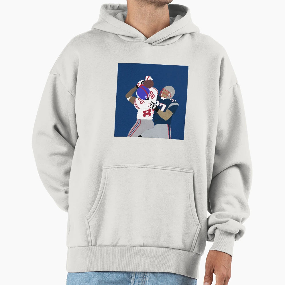 Helmet Catch Hoodie - Aesthetic Graphic for Adults - T-Shirt, Sweatshirt, Hoodie