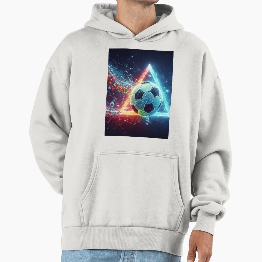 Soccer Vibrant Hoodie - Trendy Graphic Men Women - T-Shirt, Sweatshirt, Hoodie