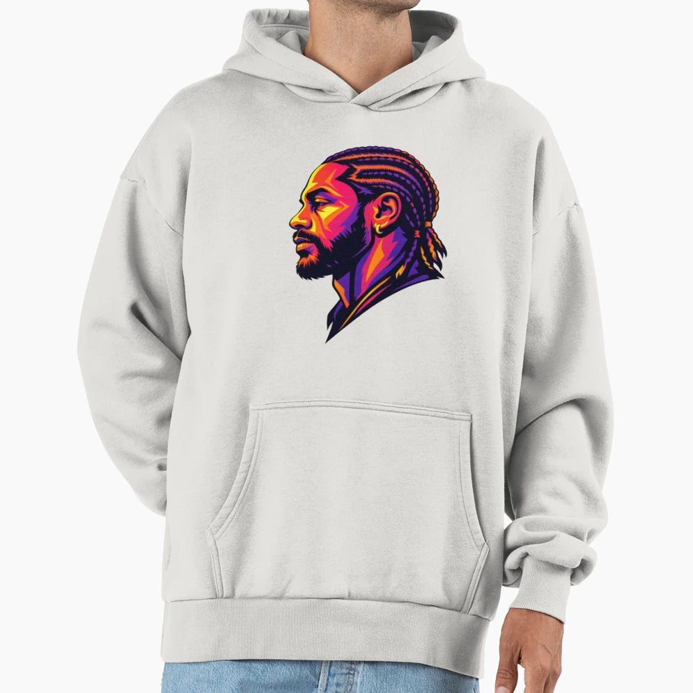 Vibrant Legend Profile Neon Vector Art T-Shirt - Novelty Apparel for Adults - T-Shirt, Sweatshirt, Hoodie