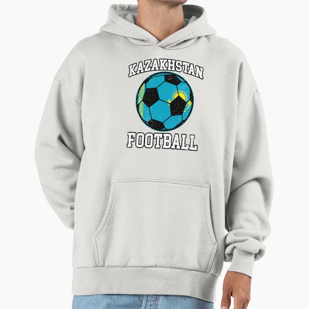 Soccer Ball Kazakhstan Soccer Fans And T-Shirt - Unique Graphic for Adults - T-Shirt, Sweatshirt, Hoodie