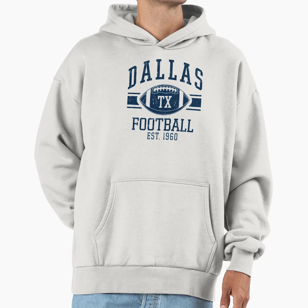 Distressed Dallas Cowboys Football Hoodie - Custom Art Print for Adults - T-Shirt, Sweatshirt, Hoodie